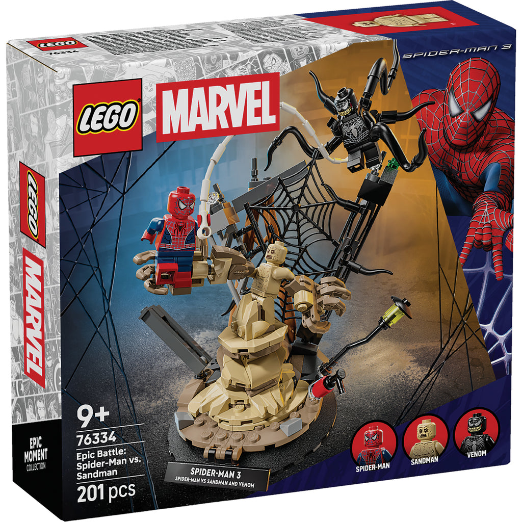 LEGO® Marvel Epic Battle: Spider-Man vs. Sandman - Đồ Chơi Lắp Ráp Siêu Anh Hùng LEGO 76334 LEGO