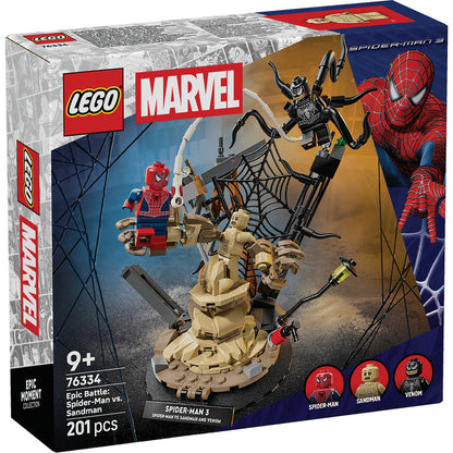 LEGO® Marvel Epic Battle: Spider-Man vs. Sandman - Đồ Chơi Lắp Ráp Siêu Anh Hùng LEGO 76334 LEGO