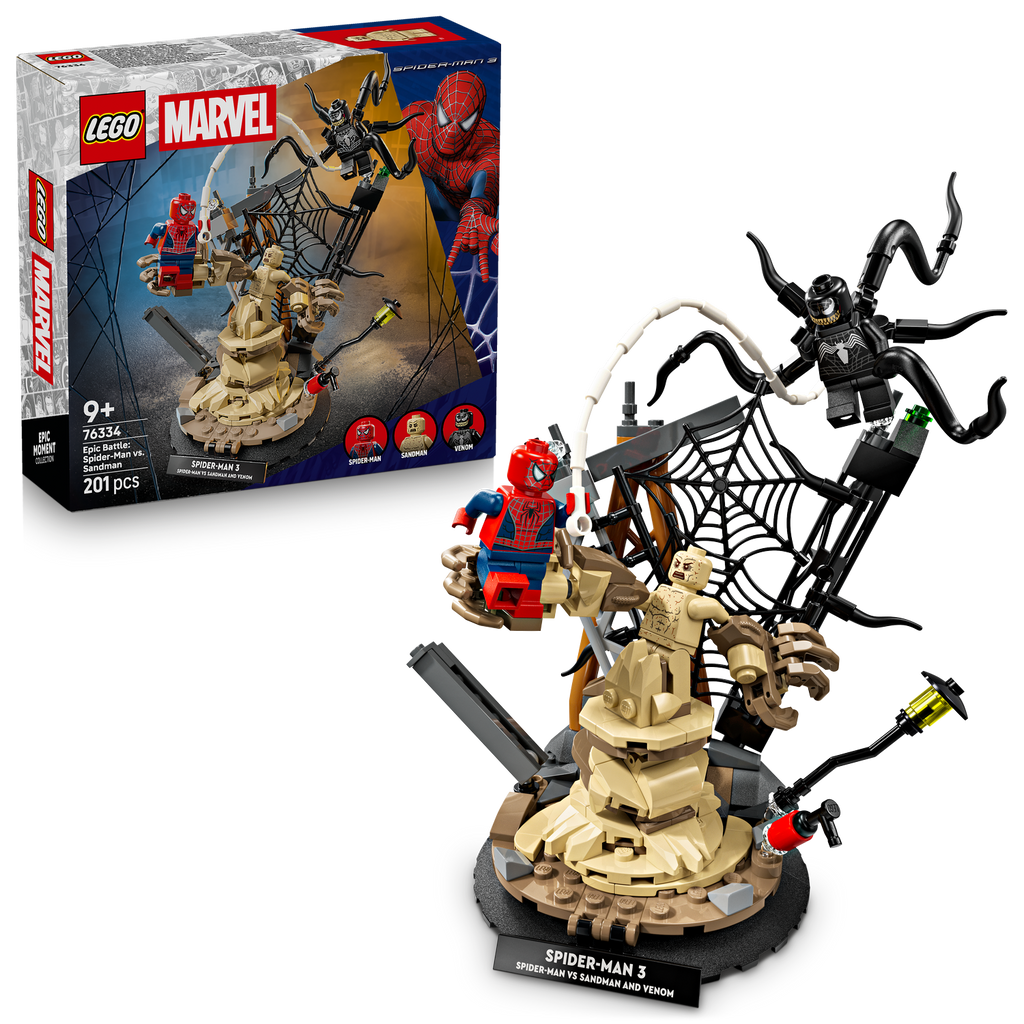 LEGO® Marvel Epic Battle: Spider-Man vs. Sandman - Đồ Chơi Lắp Ráp Siêu Anh Hùng LEGO 76334 LEGO