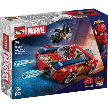 LEGO® | Marvel Spider-Man Car vs. Venomized Wolverine - Đồ chơi lắp ráp Siêu anh hùng (76336) - Hình ảnh sản phẩm