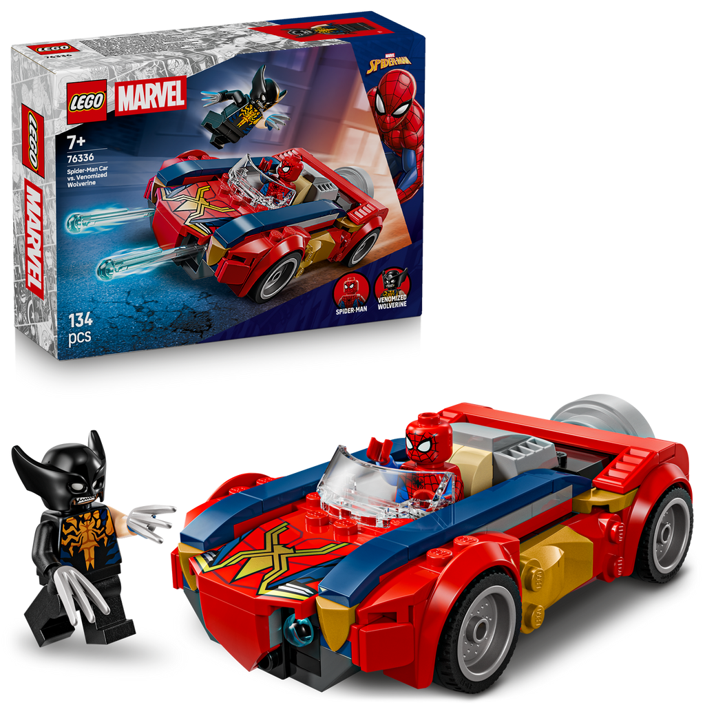 LEGO® | Marvel Spider-Man Car vs. Venomized Wolverine - Đồ chơi lắp ráp Siêu anh hùng (76336) AG LEGO® Certified Stores - ảnh