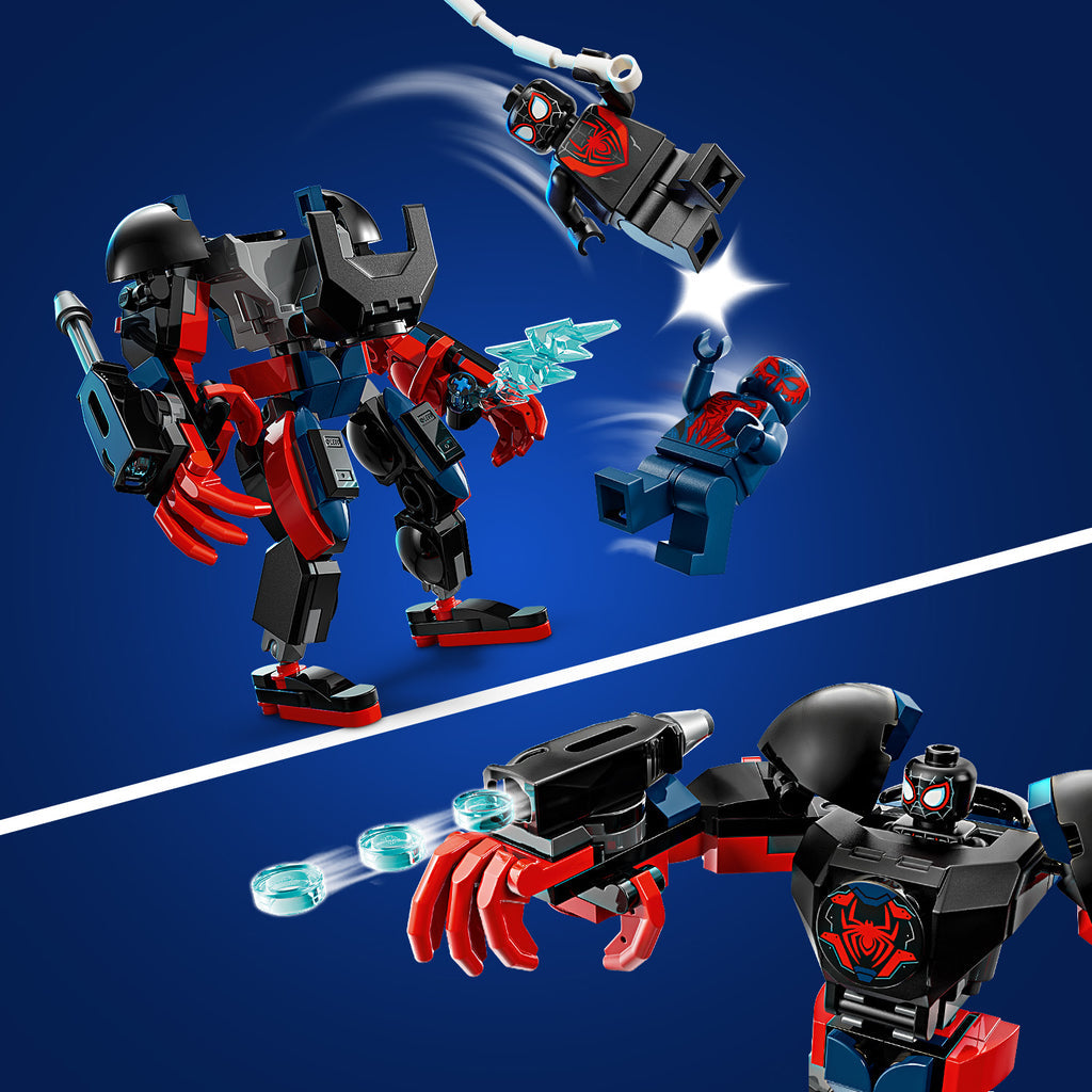 LEGO® Marvel Miles Morales Mech vs. Spider-Man 2099 - Đồ chơi lắp ráp Robot Siêu Anh Hùng - LEGO 76337 - Hình ảnh bổ sung 7