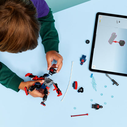 LEGO® Marvel Miles Morales Mech vs. Spider-Man 2099 - Đồ chơi lắp ráp Robot Siêu Anh Hùng - LEGO 76337 - Hình ảnh bổ sung 4