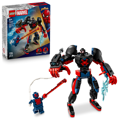 LEGO® Marvel Miles Morales Mech vs. Spider-Man 2099 - Đồ chơi lắp ráp Robot Siêu Anh Hùng - LEGO 76337 - Hình ảnh bổ sung 9