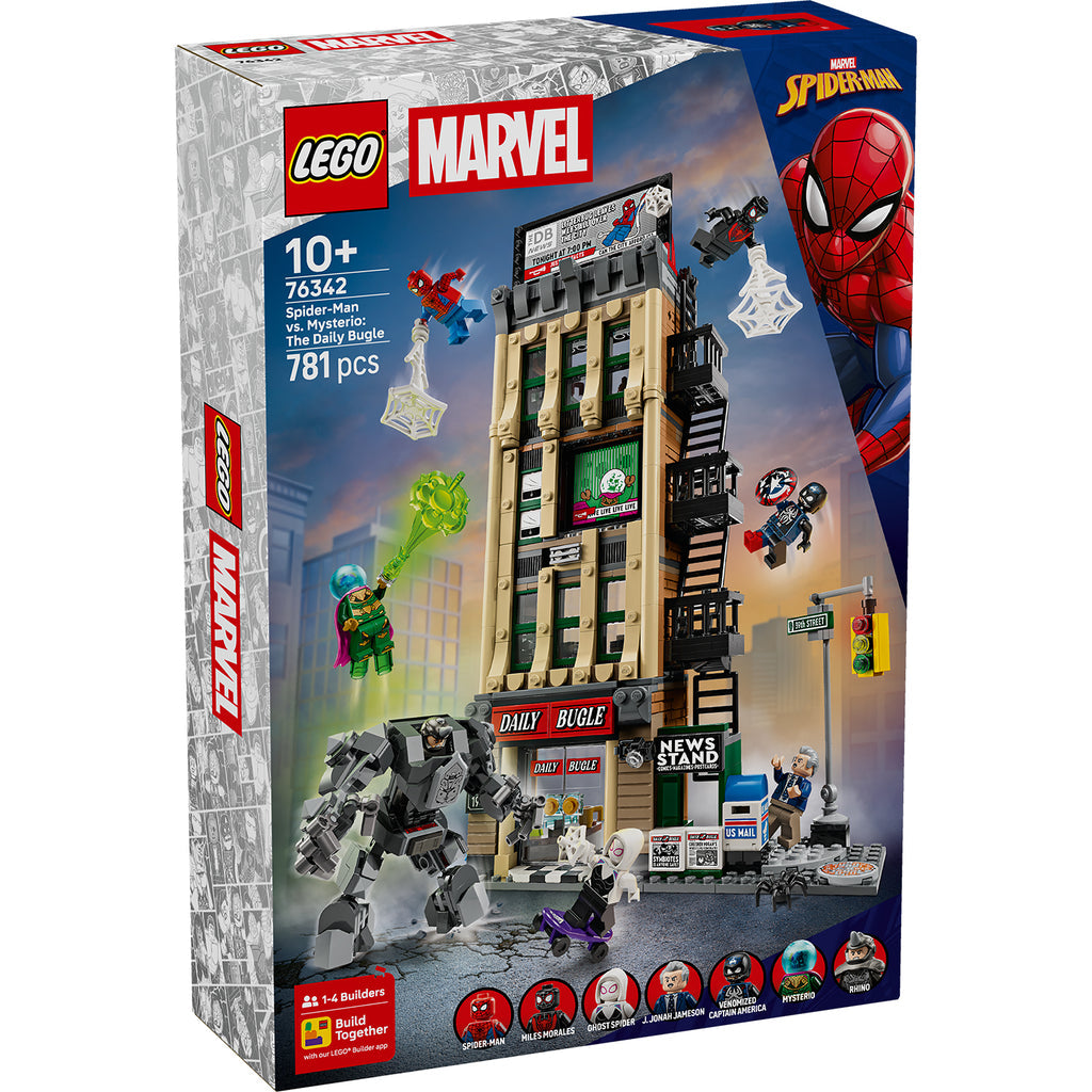 LEGO® | Marvel Spider-Man vs. Mysterio: The Daily Bugle - Đồ Chơi Lắp Ráp Mô Hình Tòa Soạn 76342 - Hình ảnh sản phẩm