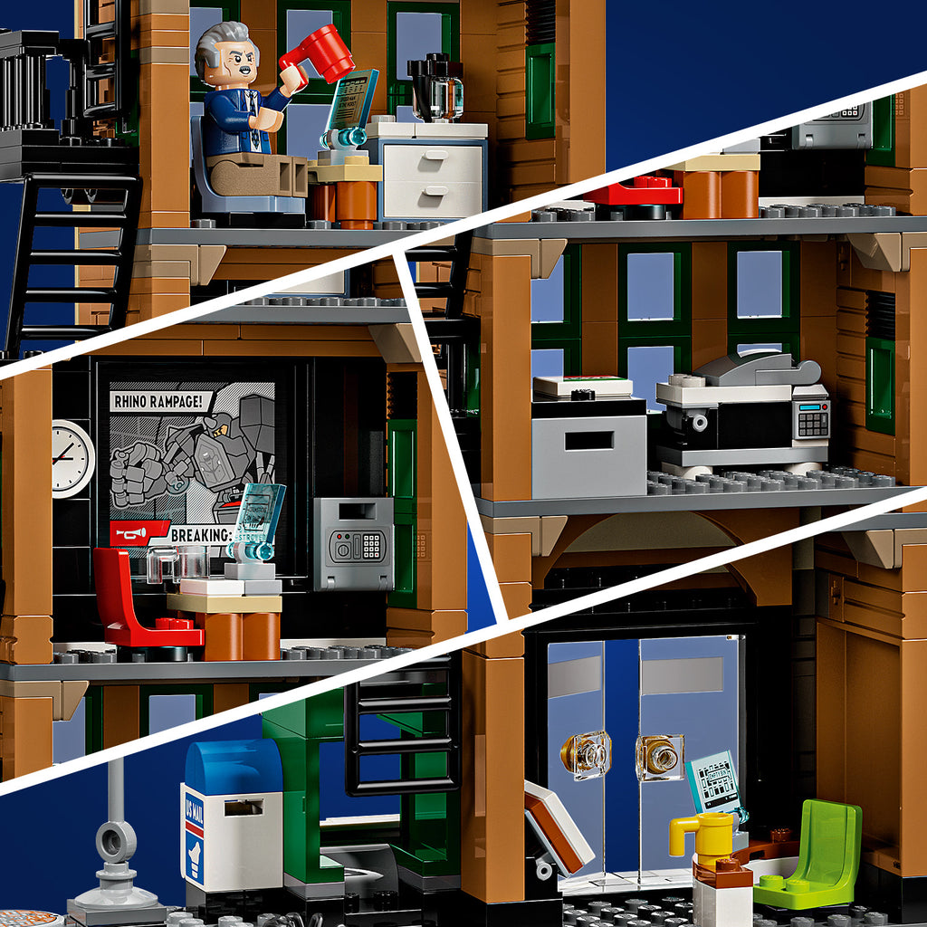 LEGO® | Marvel Spider-Man vs. Mysterio: The Daily Bugle - Đồ Chơi Lắp Ráp Mô Hình Tòa Soạn 76342 - Hình ảnh bổ sung 6