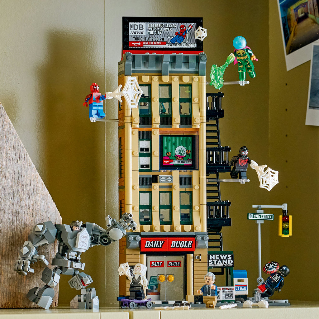 LEGO® | Marvel Spider-Man vs. Mysterio: The Daily Bugle - Đồ Chơi Lắp Ráp Mô Hình Tòa Soạn 76342 - Hình ảnh bổ sung 5