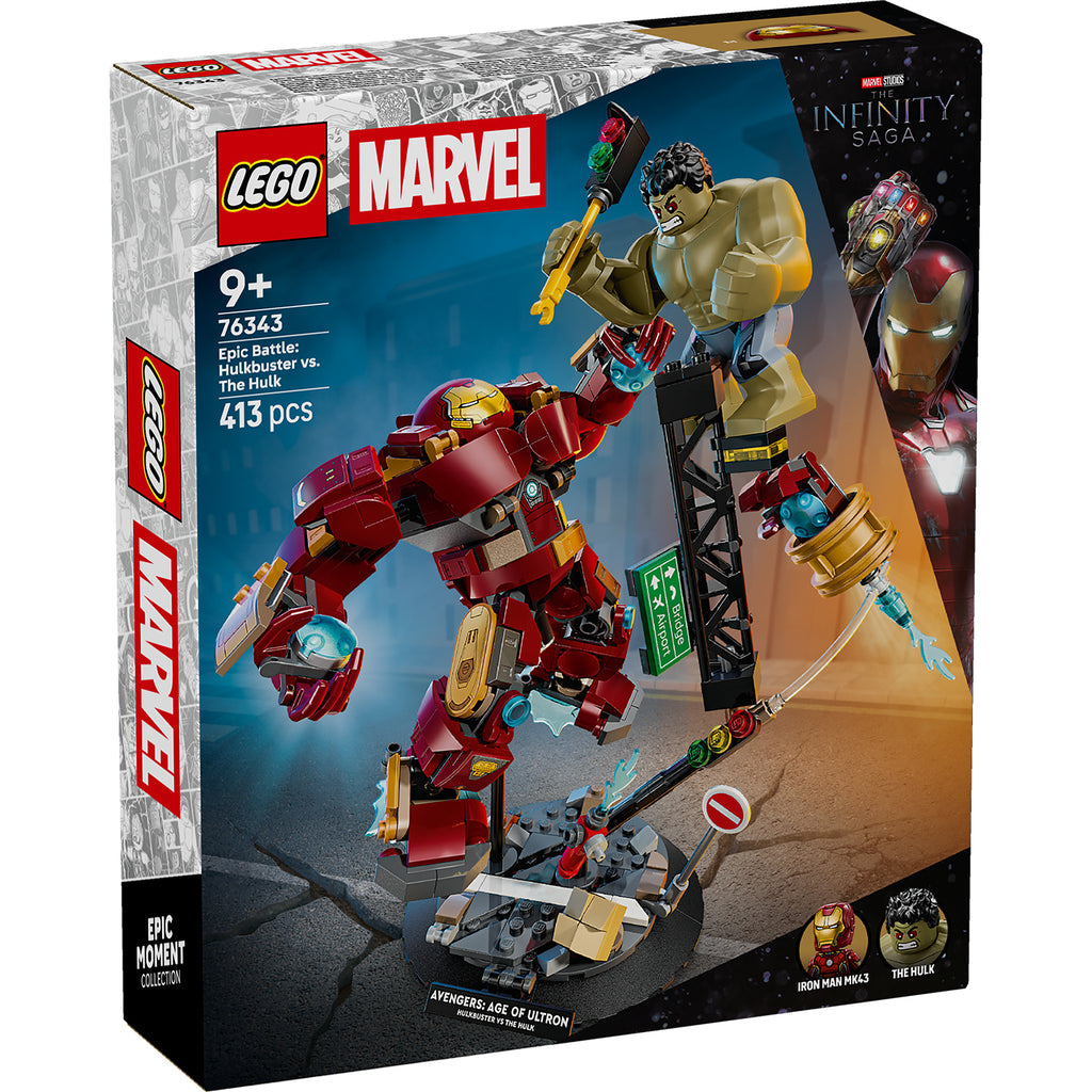 LEGO® Marvel Epic Battle: Hulkbuster vs. The Hulk - Đồ chơi lắp ráp Siêu anh hùng (76343) - Hình ảnh sản phẩm