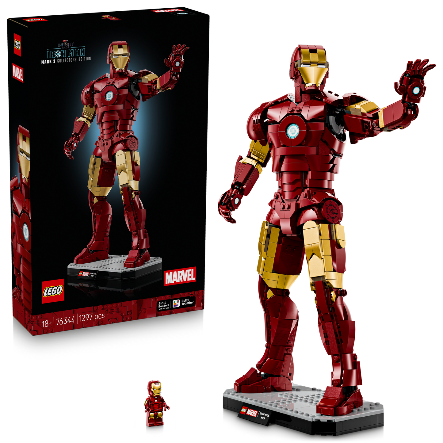LEGO® Marvel Iron Man Mark 3 Collectors’ Edition - Mô Hình Lắp Ráp Siêu Anh Hùng - LEGO 76344 LEGO - ảnh 3 - LEGO Sets