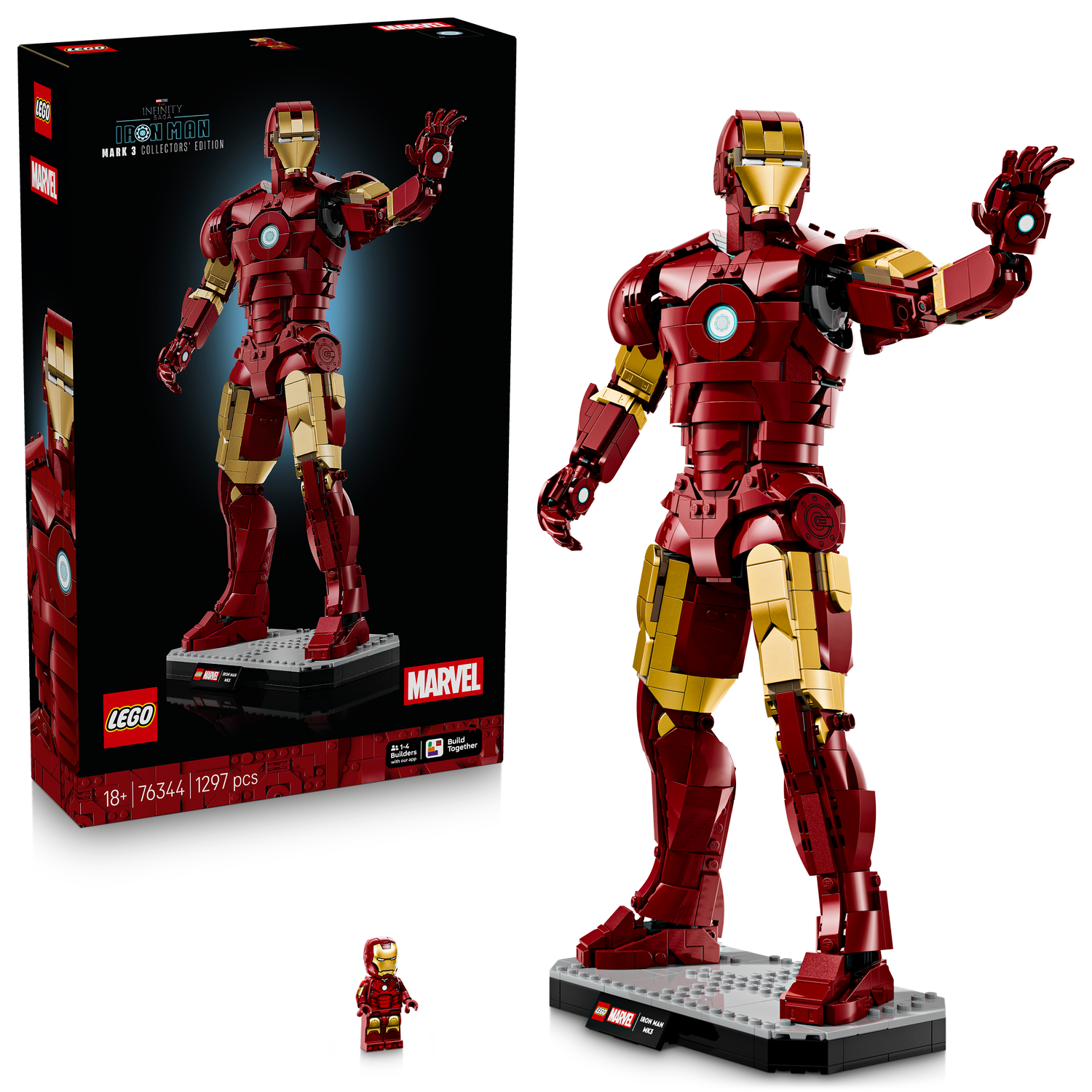 LEGO® Marvel Iron Man Mark 3 Collectors’ Edition - Mô Hình Lắp Ráp Siêu Anh Hùng - LEGO 76344 LEGO - ảnh 3 - LEGO Sets