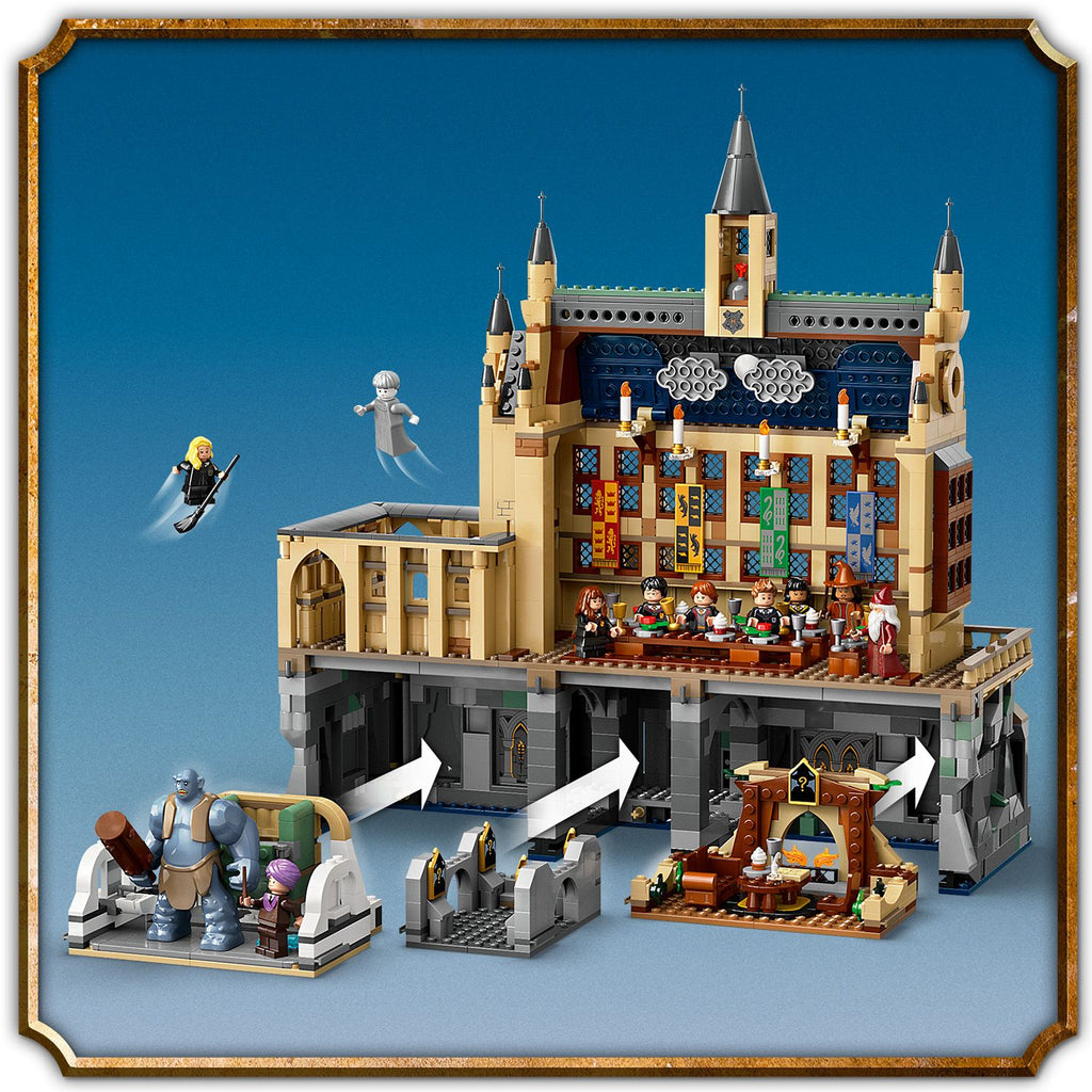 LEGO® Harry Potter™ Hogwarts™ Castle: The Great Hall - Bộ lắp ráp Lâu đài Hogwarts: Đại sảnh đường - LEGO 76435 - Hình ảnh bổ sung 9