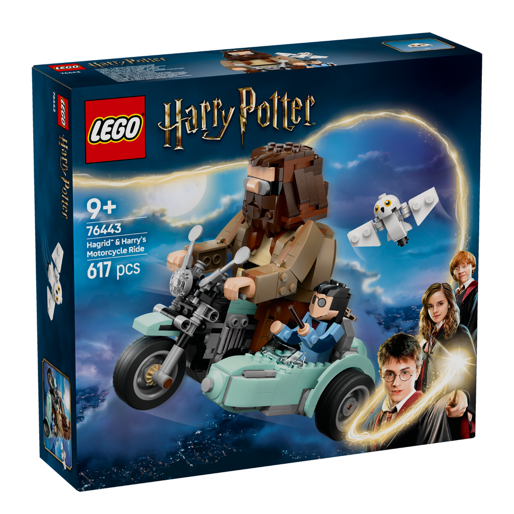 LEGO® Harry Potter™ Hagrid™ & Harry’s Motorcycle Ride - Bộ Lắp Ráp Xe Máy Phù Thủy - LEGO 76443 - Hình ảnh sản phẩm