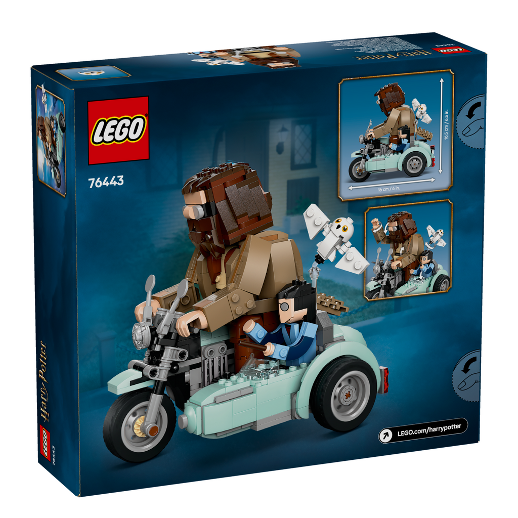 LEGO® Harry Potter™ Hagrid™ & Harry’s Motorcycle Ride - Bộ Lắp Ráp Xe Máy Phù Thủy - LEGO 76443 LEGO - ảnh 3 - Building Set