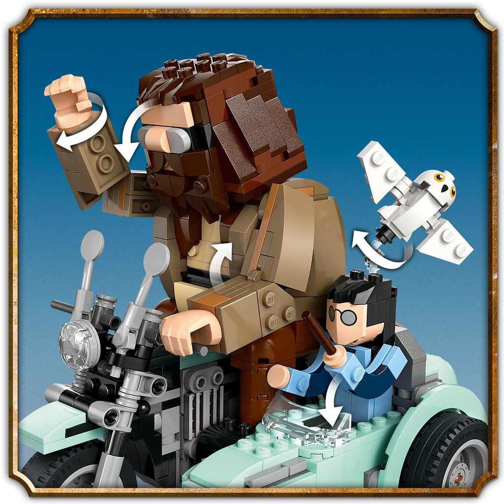 LEGO® Harry Potter™ Hagrid™ & Harry’s Motorcycle Ride - Bộ Lắp Ráp Xe Máy Phù Thủy - LEGO 76443 - Hình ảnh bổ sung 6