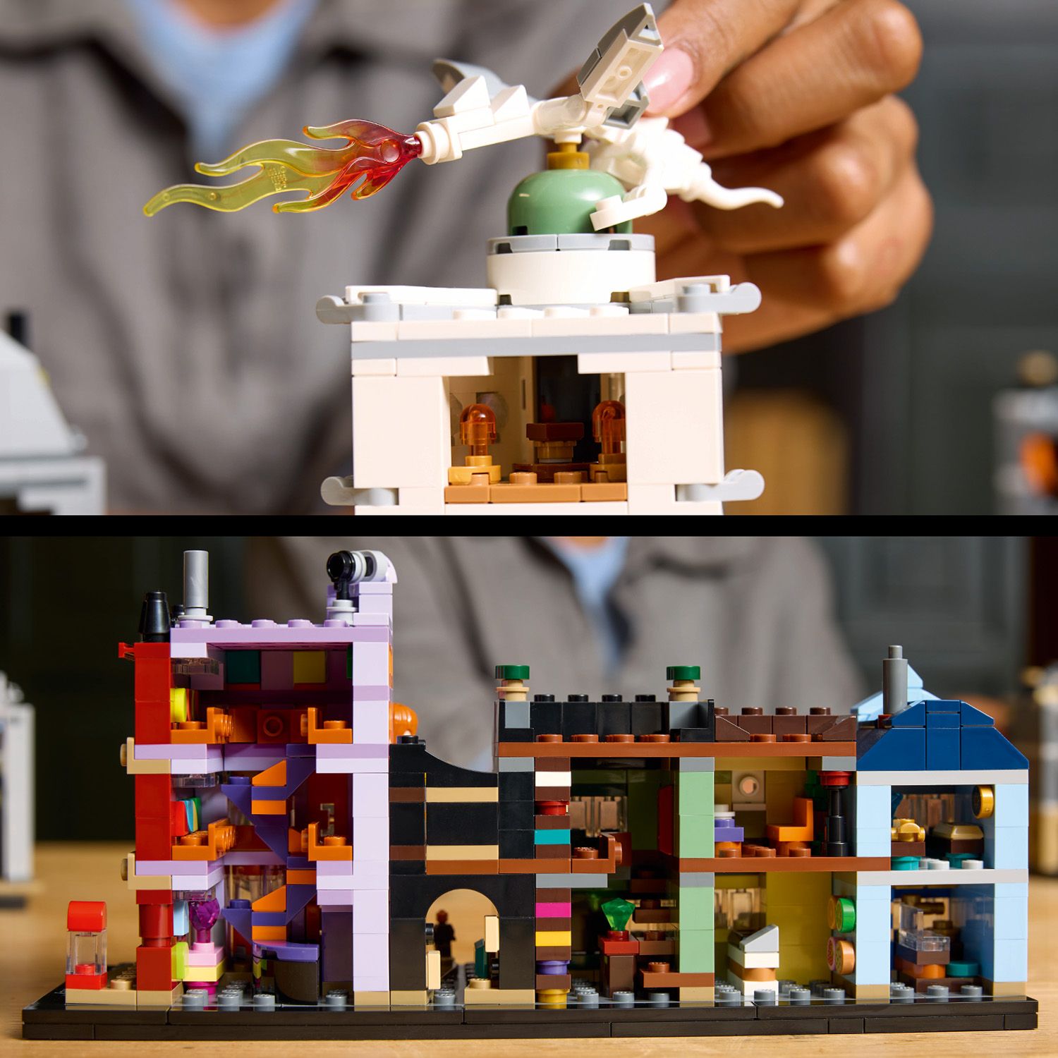 LEGO® Harry Potter™ Diagon Alley™ Wizarding Shops - Mô Hình Hẻm Xéo Phép Thuật Microscale - LEGO 76444 LEGO - ảnh 2 - LEGO Se
