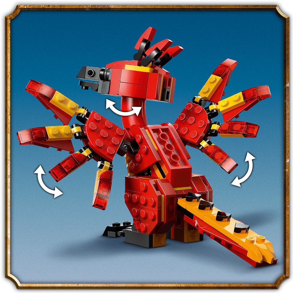LEGO® Harry Potter™ Fawkes™: Dumbledores Phoenix - Mô hình Phượng hoàng Fawkes của Dumbledore - LEGO 76448 - Hình ảnh bổ sung 6