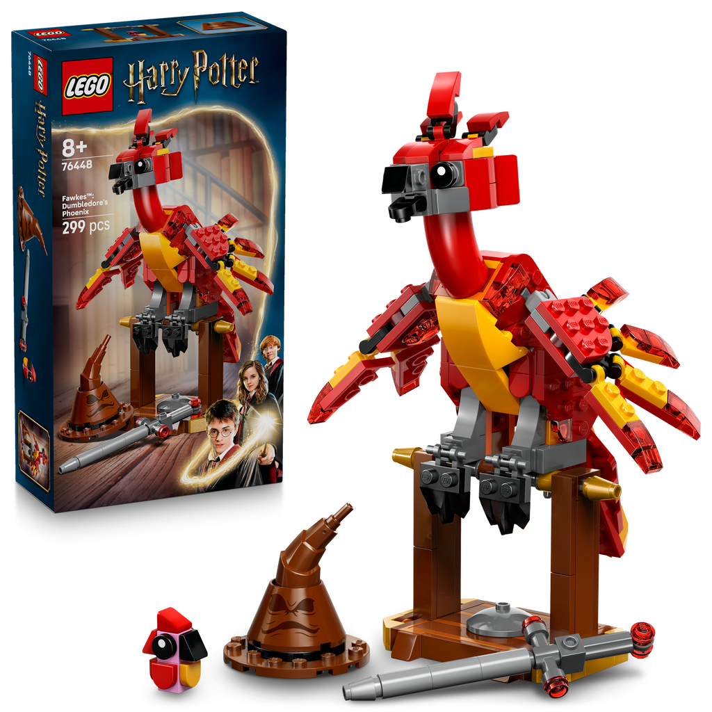 LEGO® Harry Potter™ Fawkes™: Dumbledores Phoenix - Mô hình Phượng hoàng Fawkes của Dumbledore - LEGO 76448 - Hình ảnh bổ sung 9
