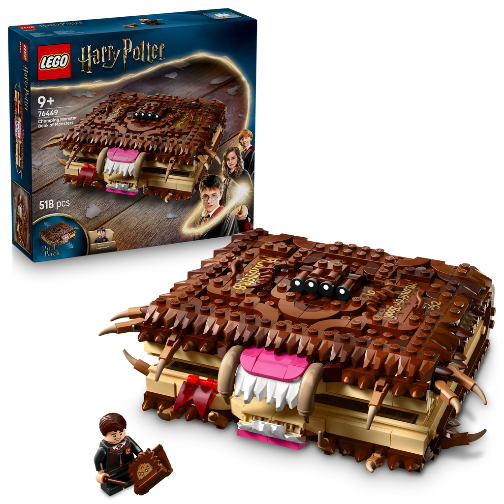 LEGO® Harry Potter™ Chomping Monster Book of Monsters - Đồ chơi lắp ráp Cuốn Sách Quái Vật - LEGO 76449 LEGO - ảnh 1 - LEGO