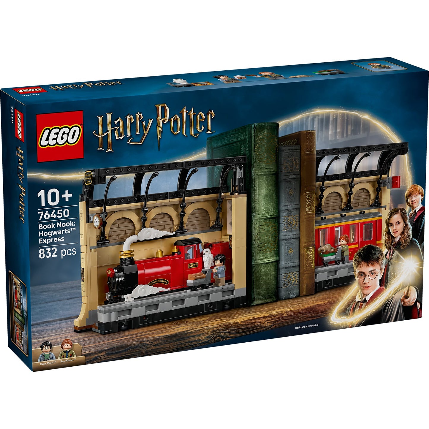 LEGO® Harry Potter™ Book Nook: Hogwarts™ Express - Mô hình kệ sách Tàu tốc hành Hogwarts - LEGO 76450