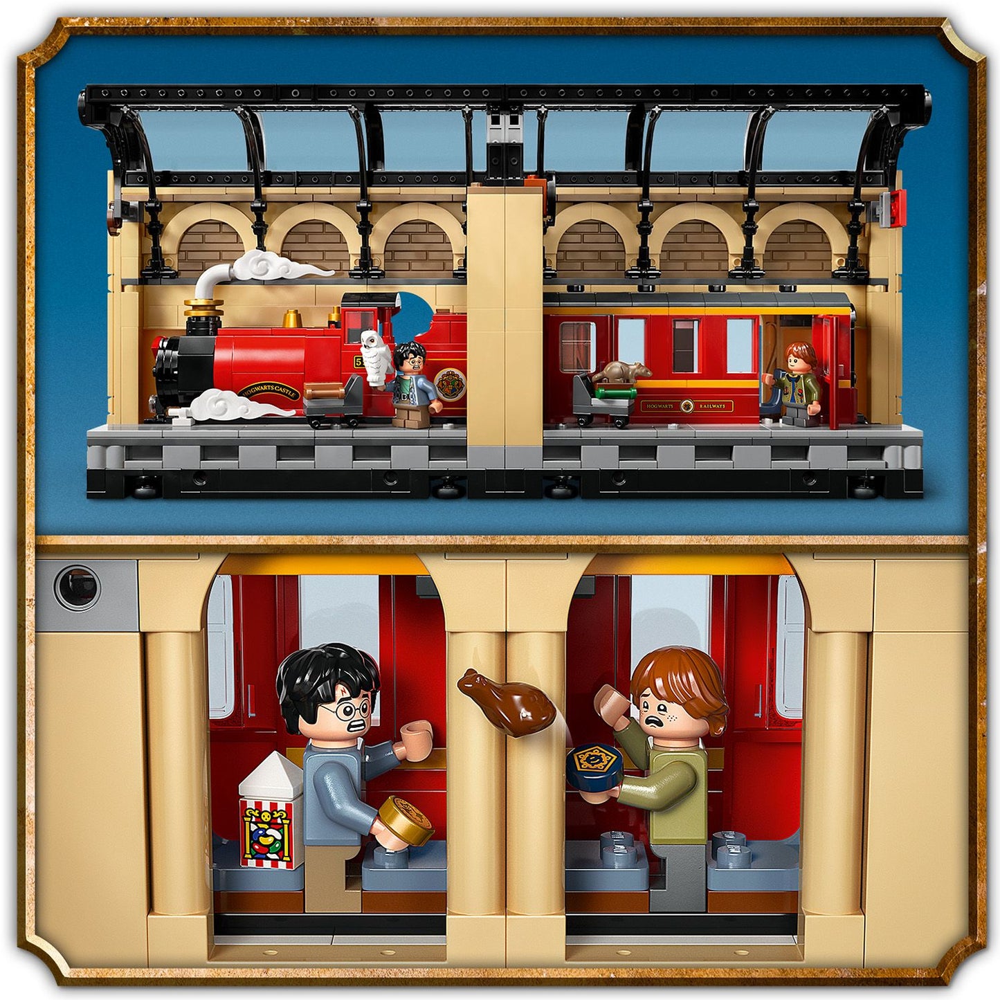 LEGO® Harry Potter™ Book Nook: Hogwarts™ Express - Mô hình kệ sách Tàu tốc hành Hogwarts - LEGO 76450