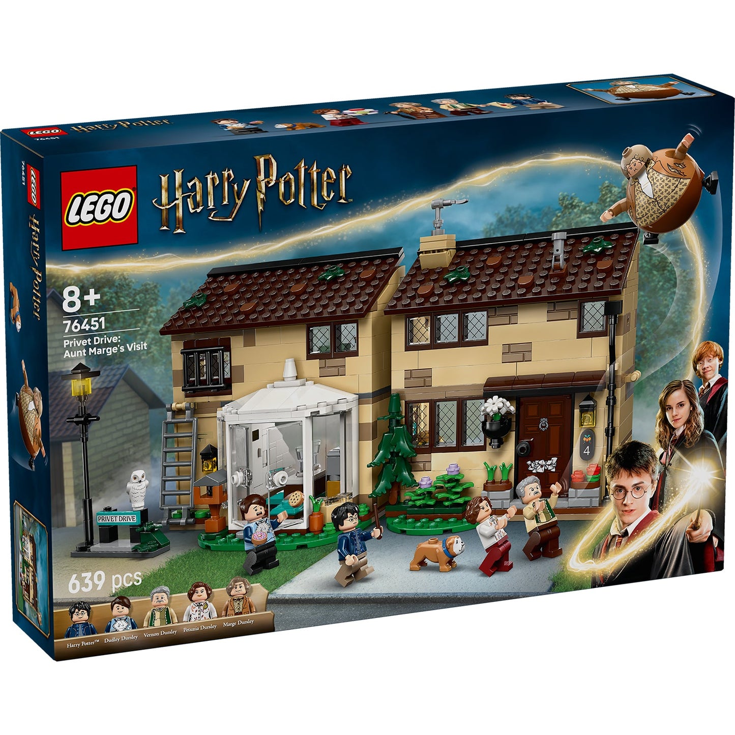 LEGO® Harry Potter™ Privet Drive: Aunt Marge's Visit - Bộ Lắp Ráp Nhà Dursley - LEGO 76451 - Hình ảnh sản phẩm