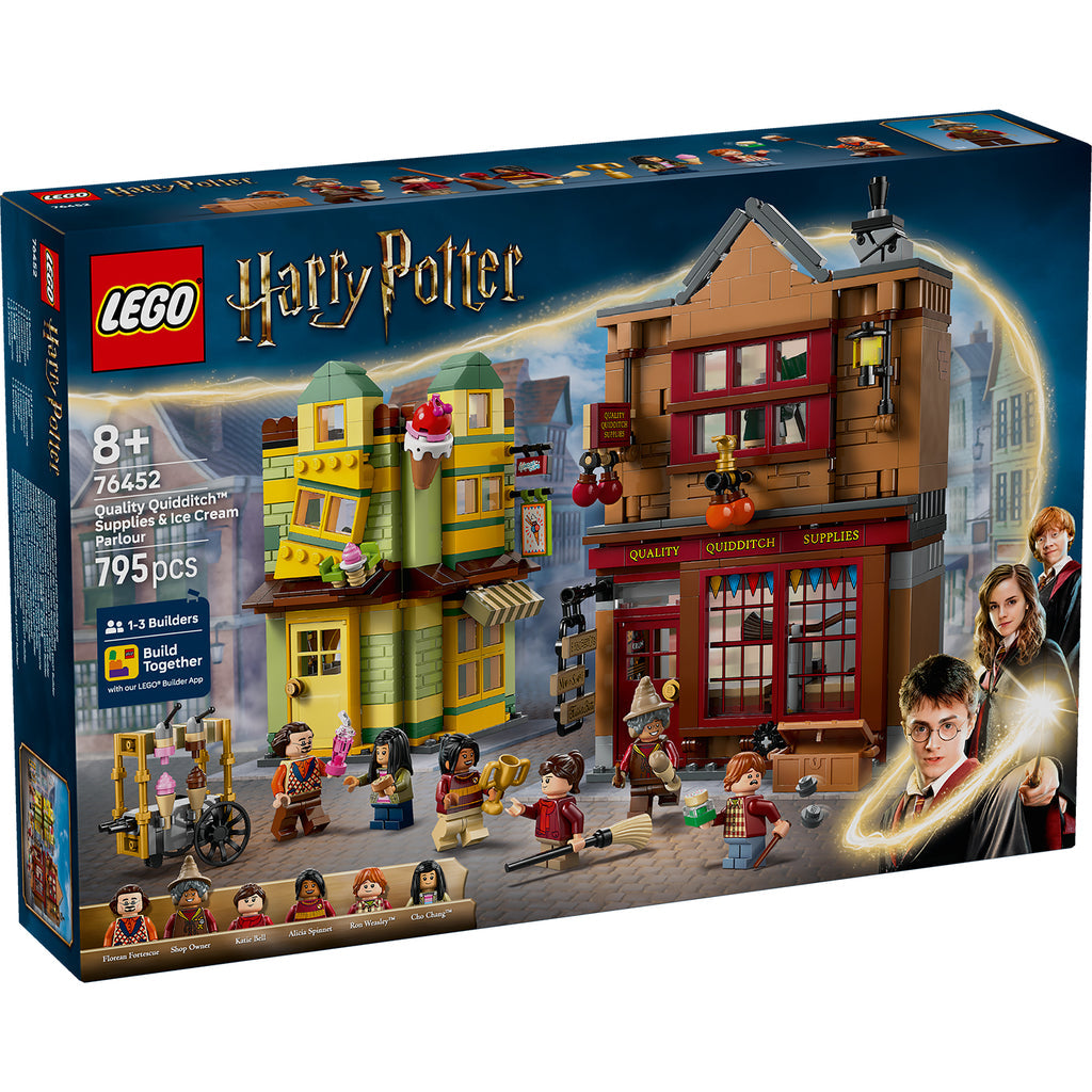 LEGO® Harry Potter™ Quality Quidditch™ Supplies & Ice Cream - Bộ Lắp Ráp Hẻm Xéo Diagon Alley - LEGO 76452 - Hình ảnh sản phẩm