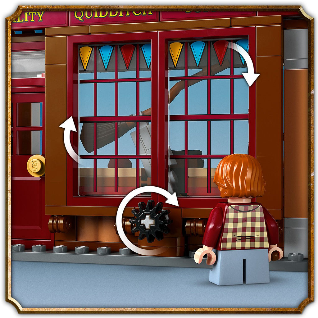 LEGO® Harry Potter™ Quality Quidditch™ Supplies & Ice Cream - Bộ Lắp Ráp Hẻm Xéo Diagon Alley - LEGO 76452 - Hình ảnh bổ sung 6