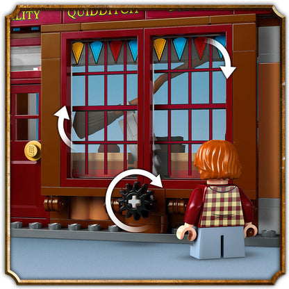 LEGO® Harry Potter™ Quality Quidditch™ Supplies & Ice Cream - Bộ Lắp Ráp Hẻm Xéo Diagon Alley - LEGO 76452 - Hình ảnh bổ sung 6