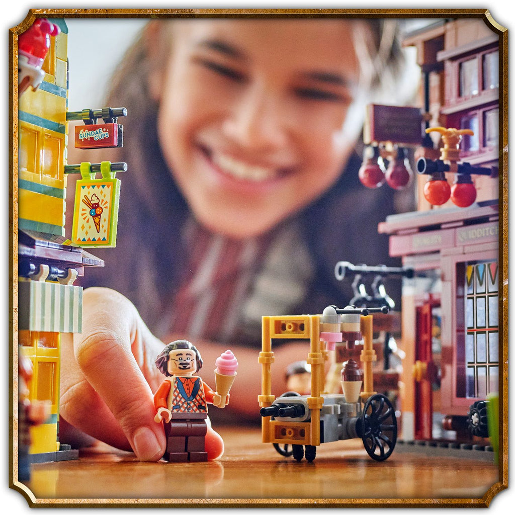 LEGO® Harry Potter™ Quality Quidditch™ Supplies & Ice Cream - Bộ Lắp Ráp Hẻm Xéo Diagon Alley - LEGO 76452 LEGO - ảnh 2 - LEG
