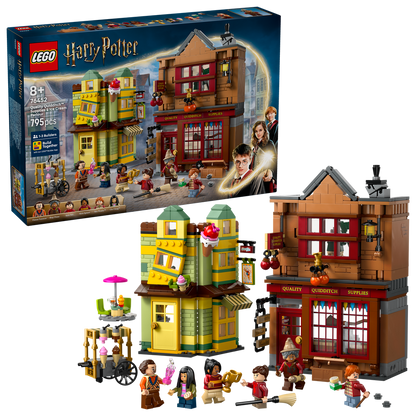 LEGO® Harry Potter™ Quality Quidditch™ Supplies & Ice Cream - Bộ Lắp Ráp Hẻm Xéo Diagon Alley - LEGO 76452