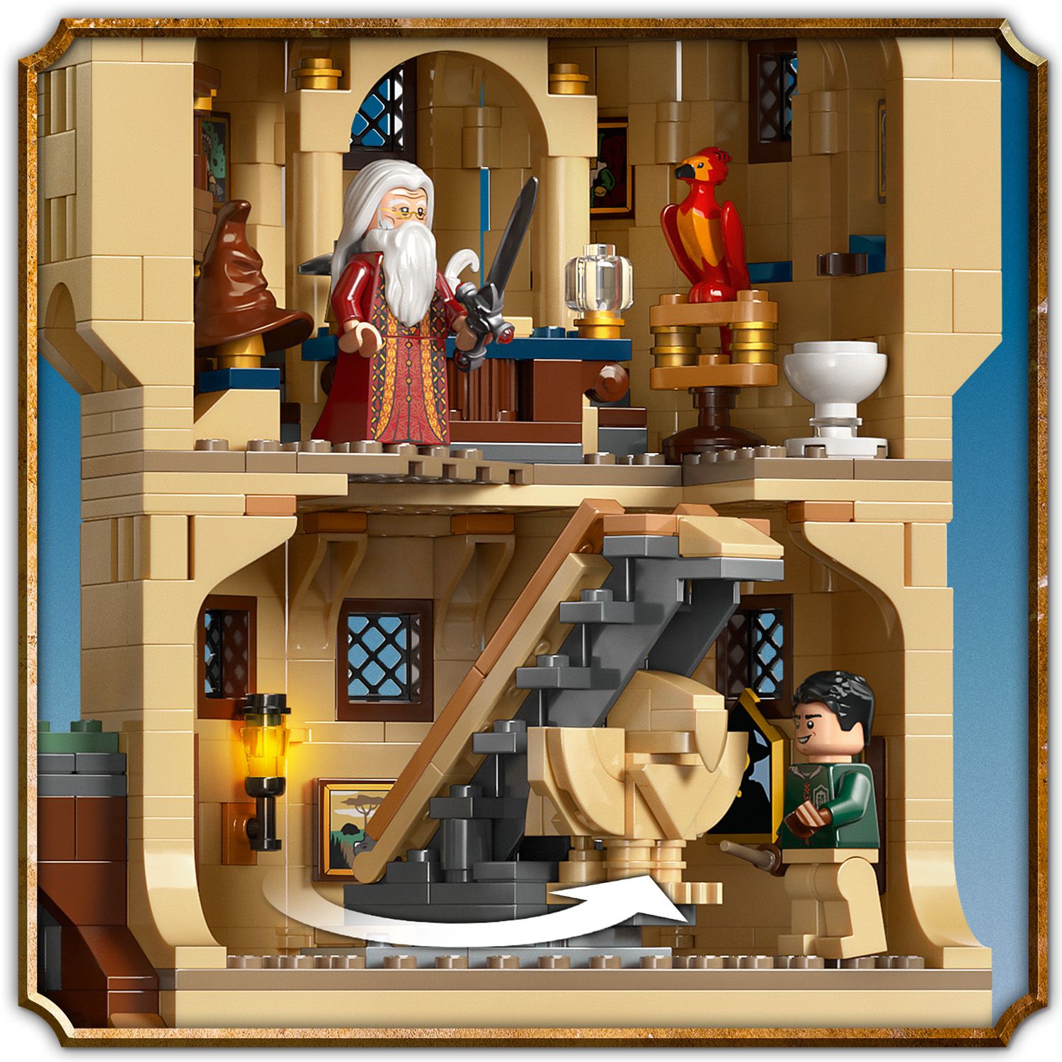 LEGO® Harry Potter™ Hogwarts™ Castle: The Main Tower - Bộ Đồ Chơi Lắp Ráp Lâu Đài Hogwarts: Tháp Chính LEGO 76454 LEGO - ảnh 