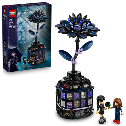 LEGO® Wednesday Black Dahlia Flower - Mô Hình Lắp Ráp Hoa Thược Dược Đen 76784 LEGO - ảnh 3 - Building Sets