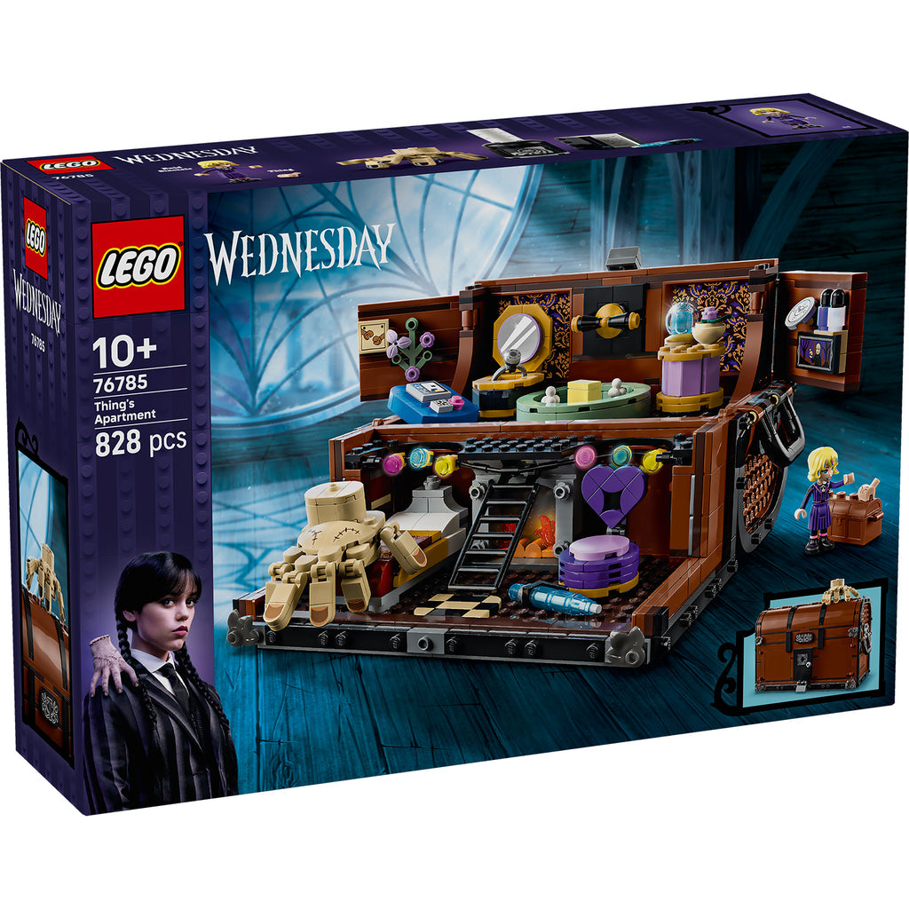 LEGO® Wednesday Thing’s Apartment - Bộ Lắp Ráp Vali Căn Hộ Của Thing - LEGO 76785 - Hình ảnh sản phẩm