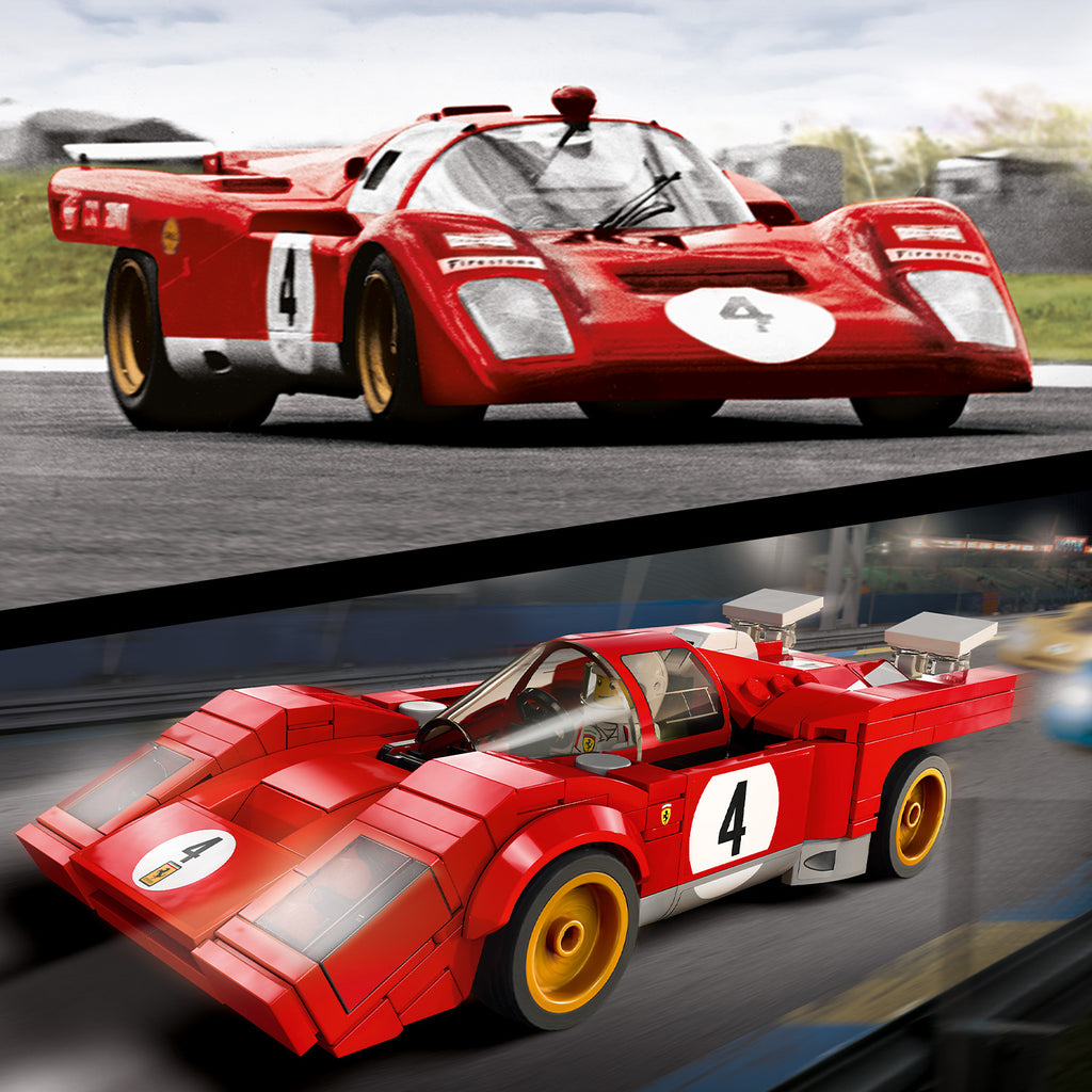 LEGO® Speed Champions 1970 Ferrari 512 M (76906) - Đồ chơi lắp ráp xe đua Ferrari cổ điển - Hình ảnh bổ sung 7