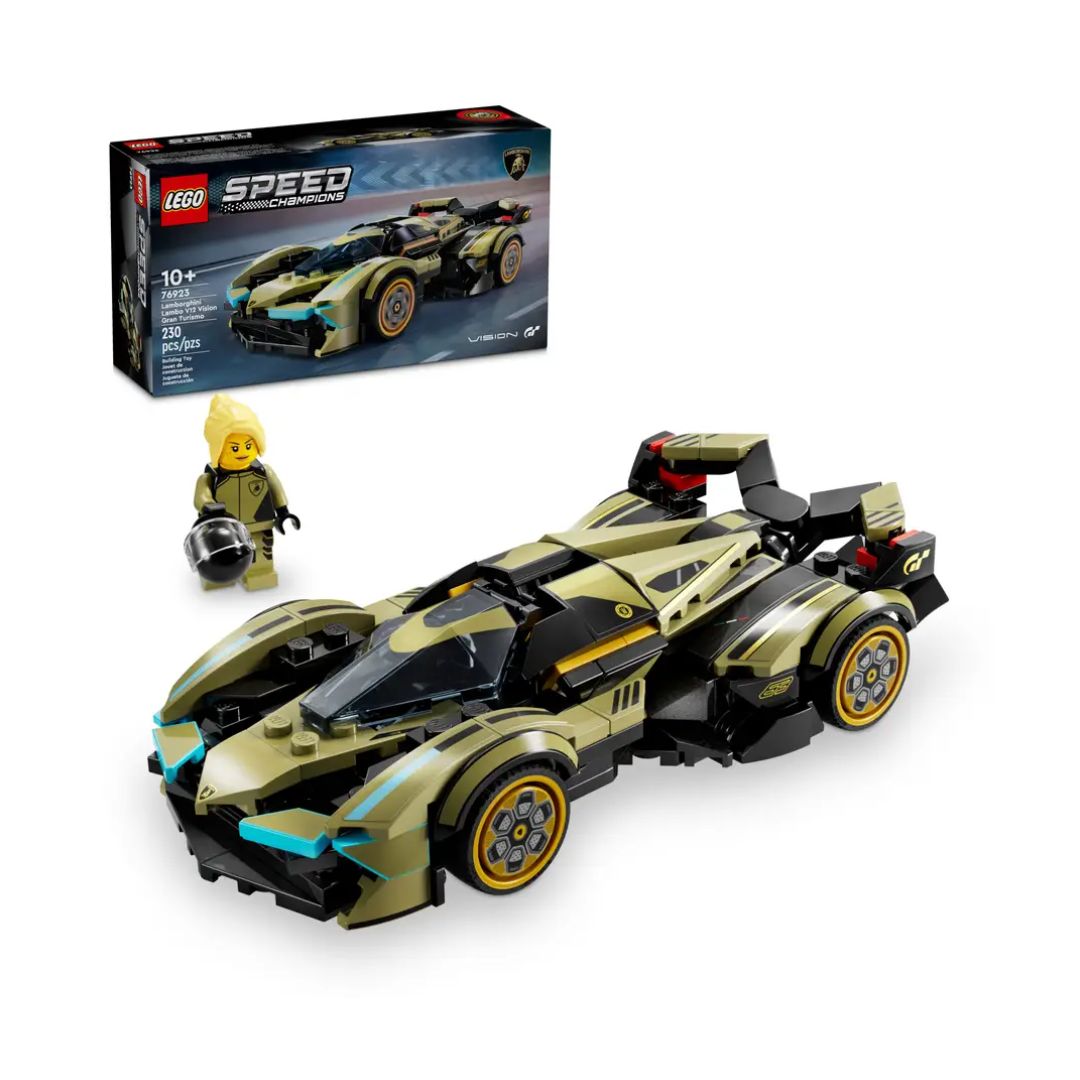 Đồ Chơi Lắp Ráp Siêu Xe Lamborghini Lambo V12 Vision GT LEGO Speed Champions 76923