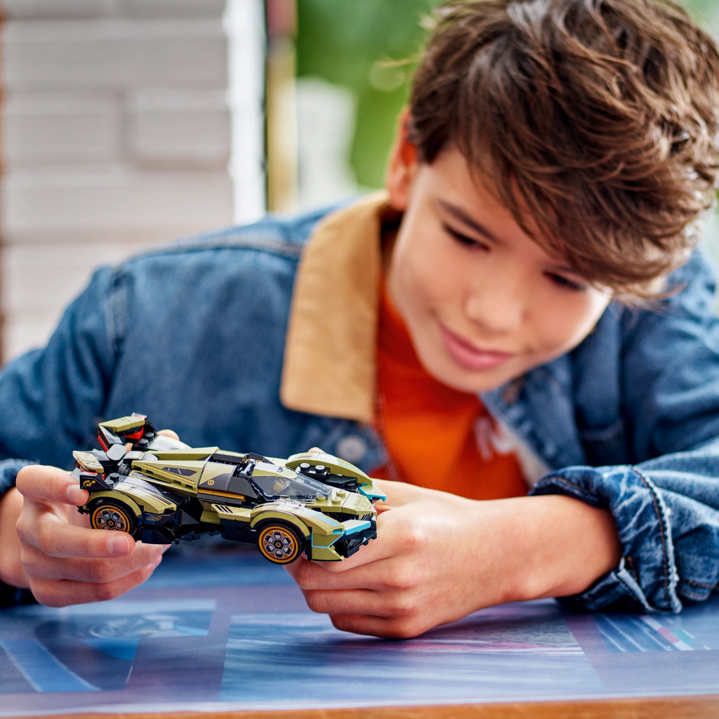 LEGO® Speed Champions Lamborghini Lambo V12 Vision GT Super Car - Mô Hình Đồ Chơi Lắp Ráp Siêu Xe LEGO 76923 - Hình ảnh bổ sung 4