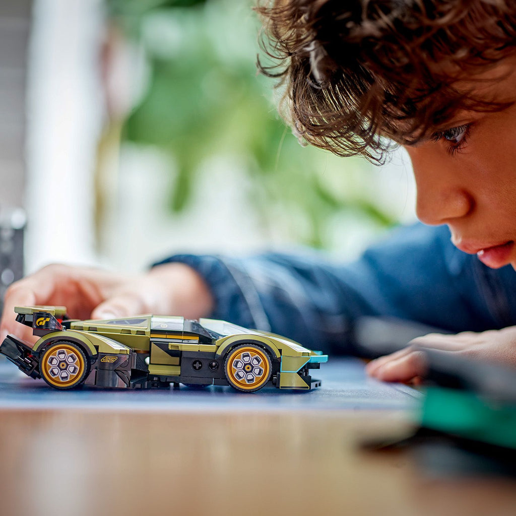 LEGO® Speed Champions Lamborghini Lambo V12 Vision GT Super Car - Mô Hình Đồ Chơi Lắp Ráp Siêu Xe LEGO 76923 LEGO - ảnh 2 - L