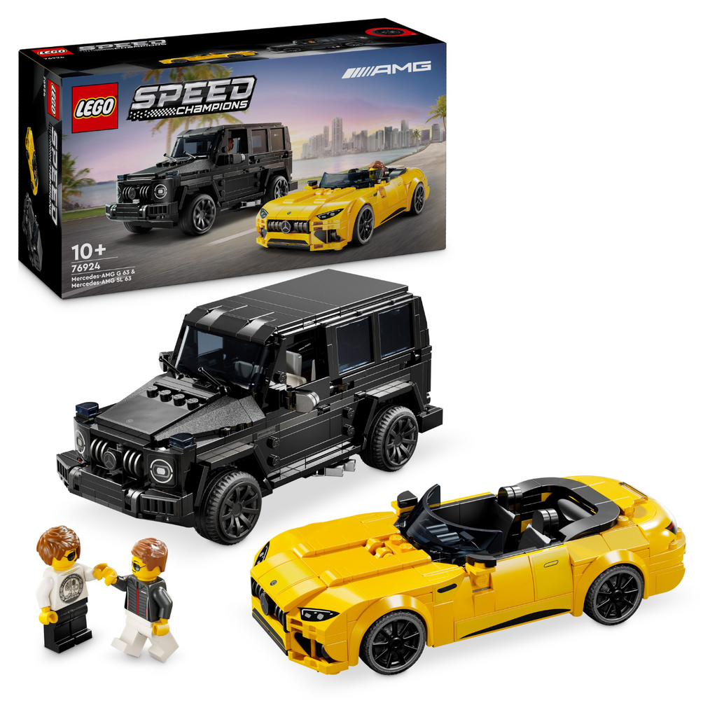LEGO® Speed Champions Mercedes-AMG G 63 & Mercedes-AMG SL 63 - Bộ Lắp Ráp Xe Mô Hình 76924 LEGO - ảnh 1 - LEGO Sets