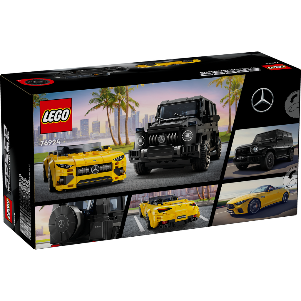LEGO® Speed Champions Mercedes-AMG G 63 & Mercedes-AMG SL 63 - Bộ Lắp Ráp Xe Mô Hình 76924 LEGO - ảnh 2 - LEGO Sets