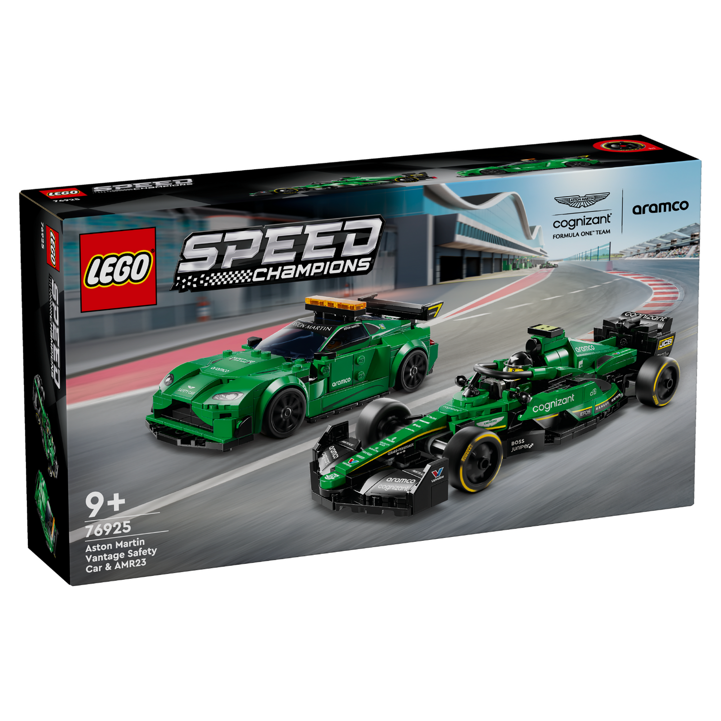 LEGO® Speed Champions Aston Martin Safety Car & AMR23 - Bộ Đồ Chơi Lắp Ráp Xe Đua F1 - LEGO 76925 - Hình ảnh sản phẩm