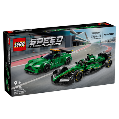 LEGO® Speed Champions Aston Martin Safety Car & AMR23 - Bộ Đồ Chơi Lắp Ráp Xe Đua F1 - LEGO 76925 - Hình ảnh sản phẩm
