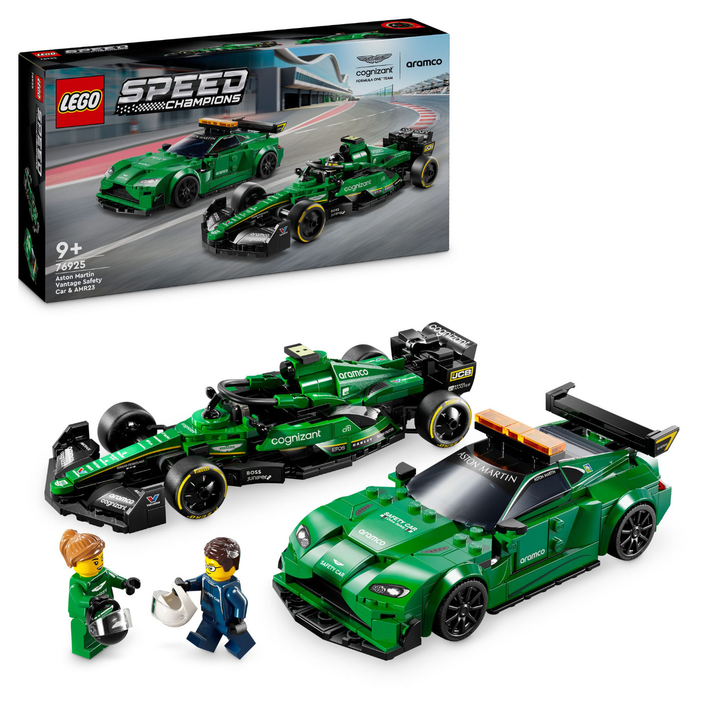 LEGO® Speed Champions Aston Martin Safety Car & AMR23 - Bộ Đồ Chơi Lắp Ráp Xe Đua F1 - LEGO 76925 LEGO - ảnh 3 - Lego Speed C