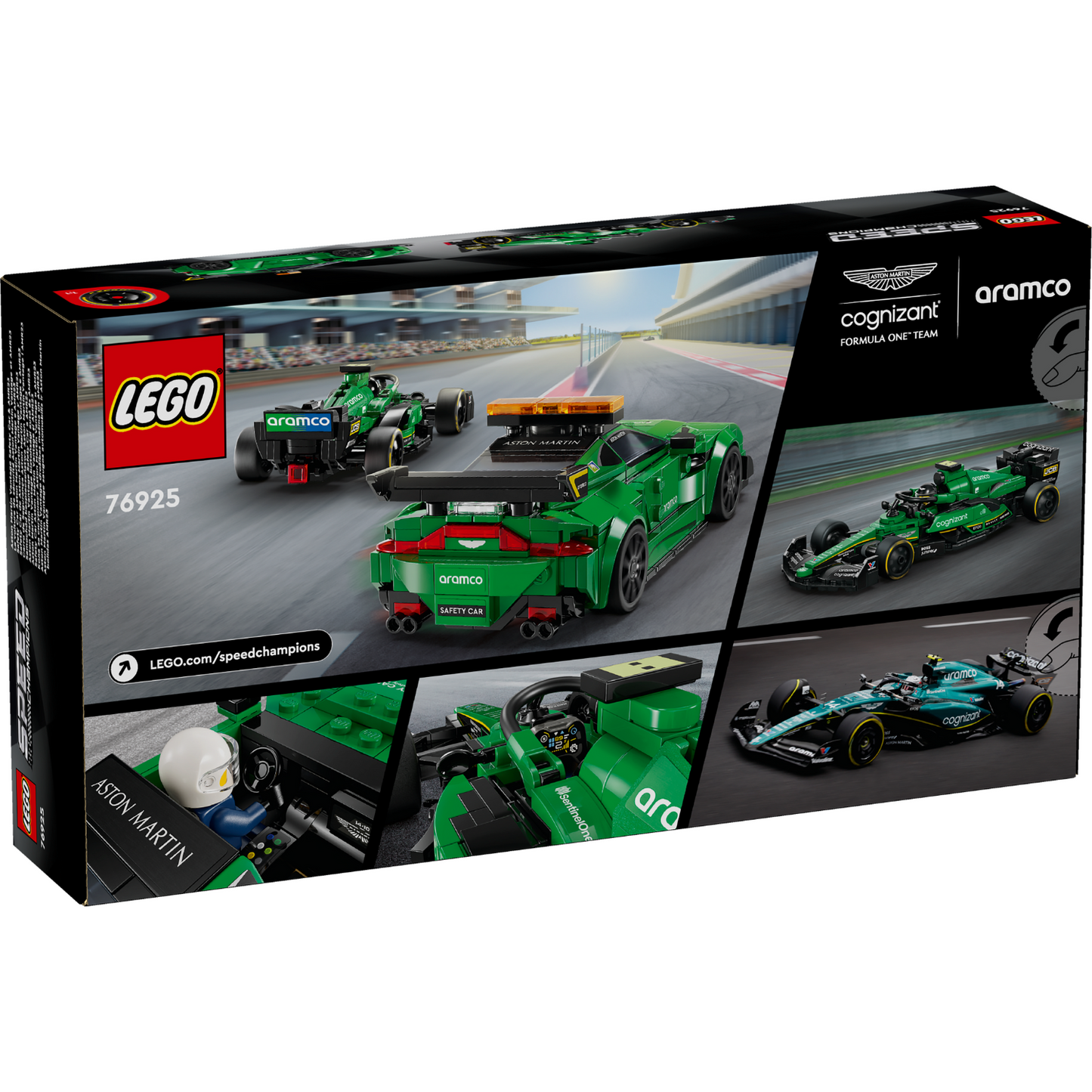 LEGO® Speed Champions Aston Martin Safety Car & AMR23 - Bộ Đồ Chơi Lắp Ráp Xe Đua F1 - LEGO 76925 LEGO - ảnh 4 - Lego Speed C