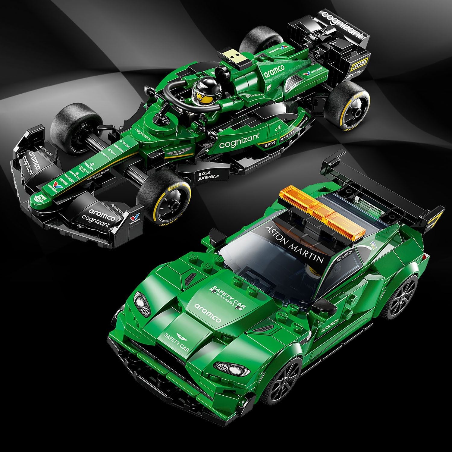 LEGO® Speed Champions Aston Martin Safety Car & AMR23 - Bộ Đồ Chơi Lắp Ráp Xe Đua F1 - LEGO 76925 - Hình ảnh bổ sung 6