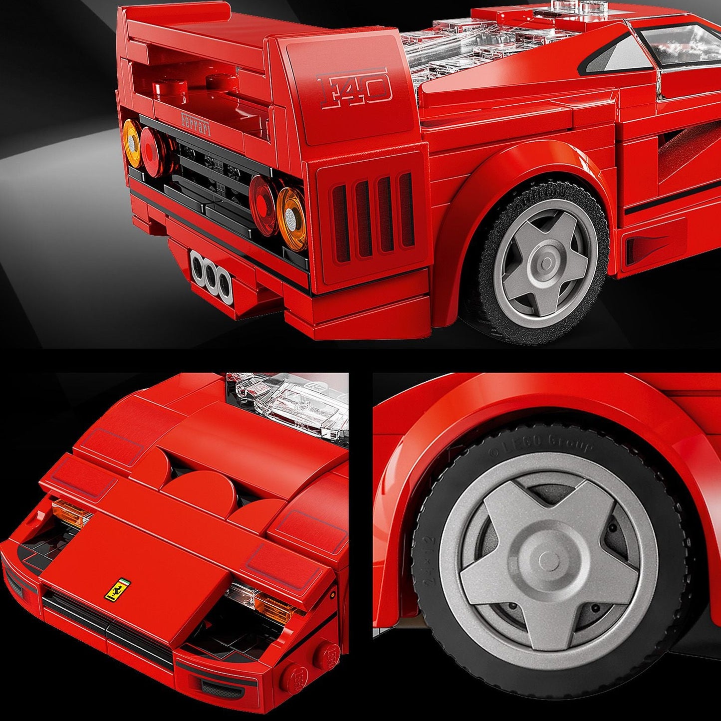 LEGO® Speed Champions Ferrari F40 Supercar - Mô hình lắp ráp siêu xe Ferrari F40 (76934) LEGO - ảnh 3 - LEGO Speed Champions