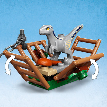 LEGO® Jurassic World Blue & Beta Velociraptor Capture Đồ Chơi Lắp Ráp Khủng Long LEGO 76946 - Hình ảnh bổ sung 7