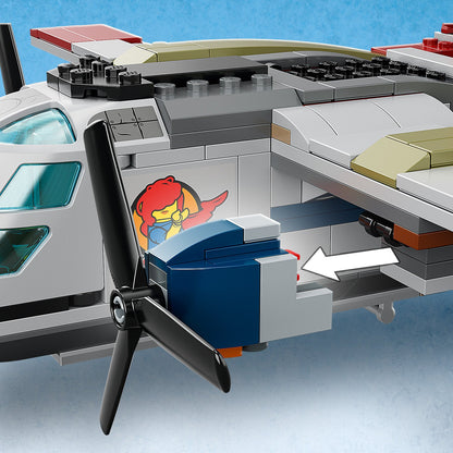 LEGO® Jurassic World Quetzalcoatlus Plane Ambush - Đồ chơi lắp ráp Máy bay & Khủng long - LEGO 76947 - Hình ảnh bổ sung 7