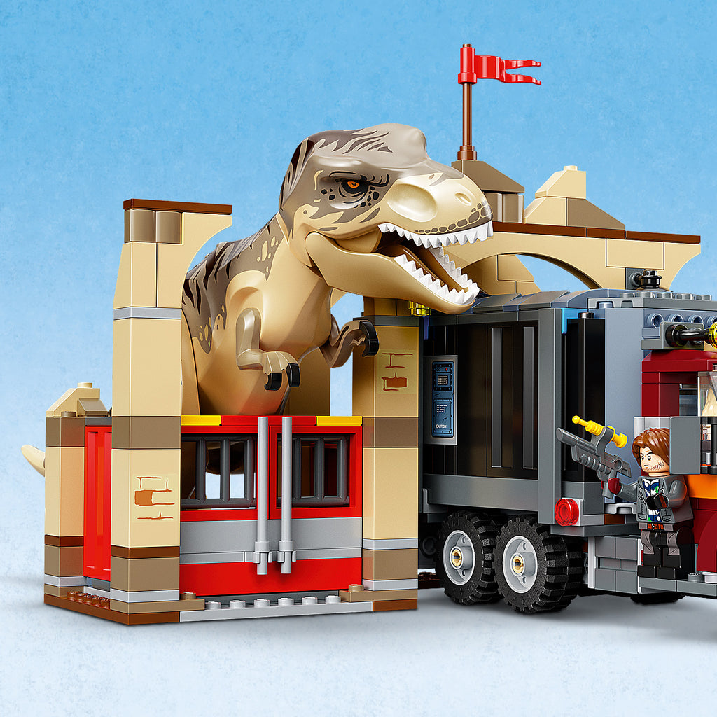 LEGO® Jurassic World T. rex & Atrociraptor Dinosaur Breakout - Đồ Chơi Lắp Ráp Khủng Long 76948 - LEGO LEGO - ảnh 7 - Lego