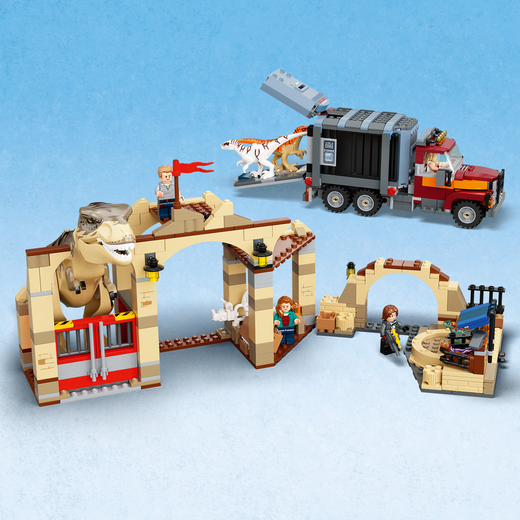 LEGO® Jurassic World T. rex & Atrociraptor Dinosaur Breakout - Đồ Chơi Lắp Ráp Khủng Long 76948 - LEGO