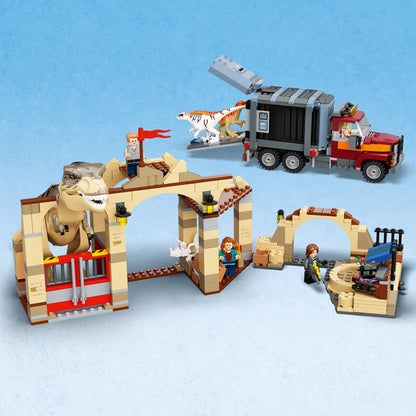 LEGO® Jurassic World T. rex & Atrociraptor Dinosaur Breakout - Đồ Chơi Lắp Ráp Khủng Long 76948 - LEGO